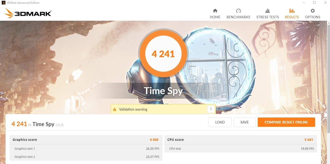 4241 on Time Spy